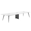 Conference table set: modern minimalist design for small meeting rooms, training, negotiations, live streaming, and office workstations