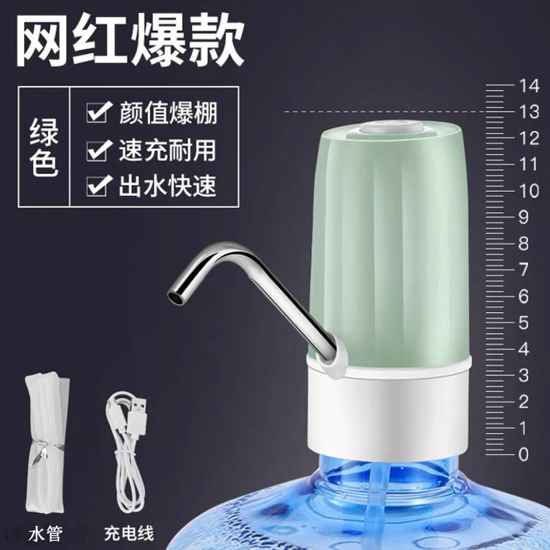 Bottled water dispenser - smart automatic usb rechargeable water dispenser for home and office - all-in-one mini water fountain