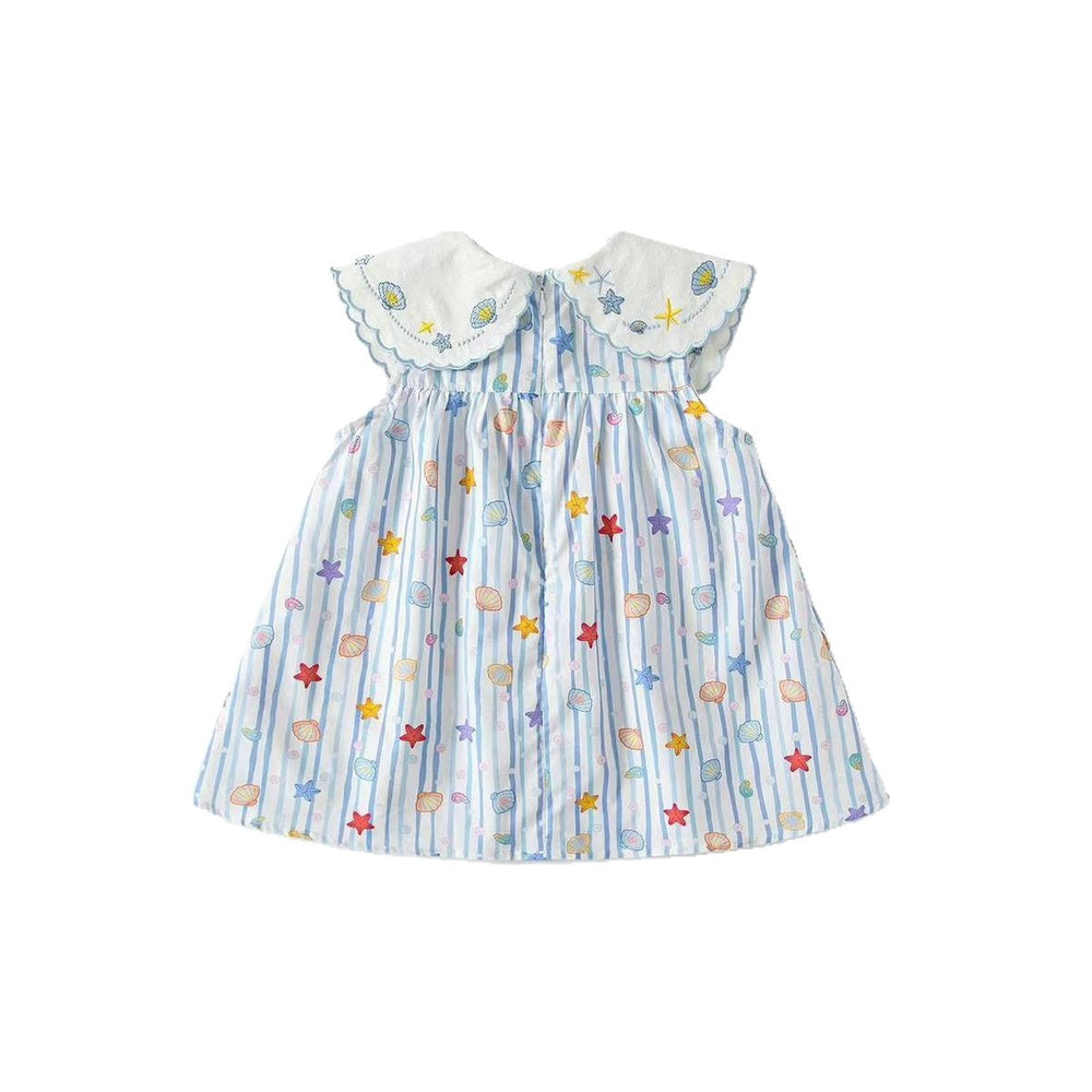 Summer clothes girl sleeveless dress newborn baby style princess bag butt skirt one-year-old baby girl one-piece