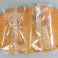 Individually wrapped 50ml ps plastic measuring spoons - ideal for mask powder, feed, fertilizer, laundry detergent, and water (50g capacity)