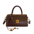 new 2025 autumn shoulder bag - minimalist and stylish small square bag in trendy "maillard" colors - versatile crossbody bag