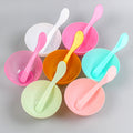 Beauty supplies diy spa mask tools plastic bowl mixing tools mask bowl stirring stick applicator spoon scraper