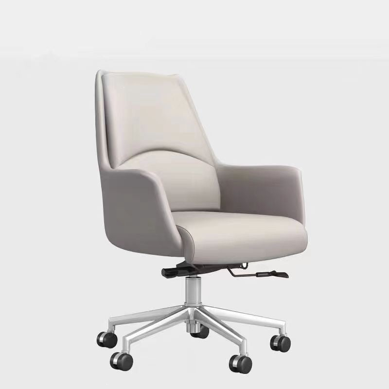 Casual chair, comfortable ergonomic chair, conference computer chair, business leather chair, office chair, live broadcast, home study, no