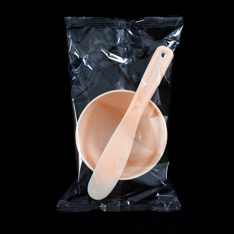 Beauty tools tpr imitation silicone mask bowl plastic soft bowl mask stick mixing bowl supplies beauty set medium size