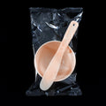 Individually packaged medium size: skin color soft bowl + large stick