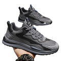 Men's athletic shoes - spring 2025 new collection: leather, waterproof, slip-resistant, wear-resistant, suitable for work, casual, labor protection, and trendy styles