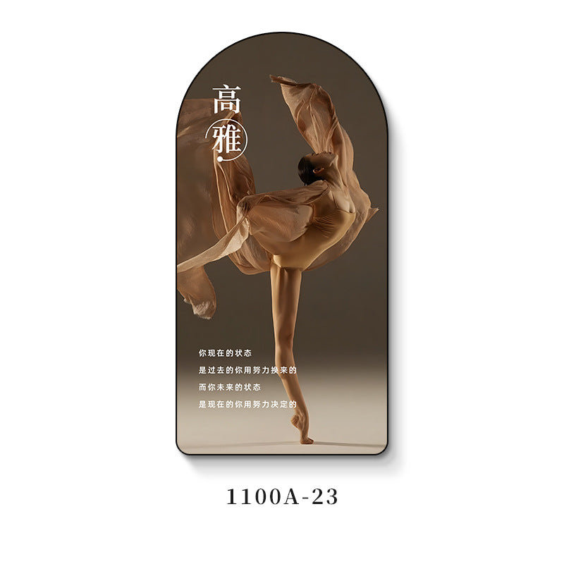 Ballet room wall decoration painting girl dance studio inspirational casual painting art training class institution wall painting