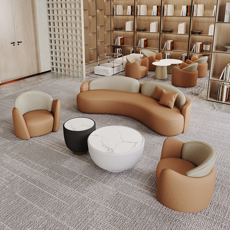 Luxury hotel lobby sofa set - ideal for clubs, hotels, b&bs, offices, waiting areas, reception, and meeting spaces