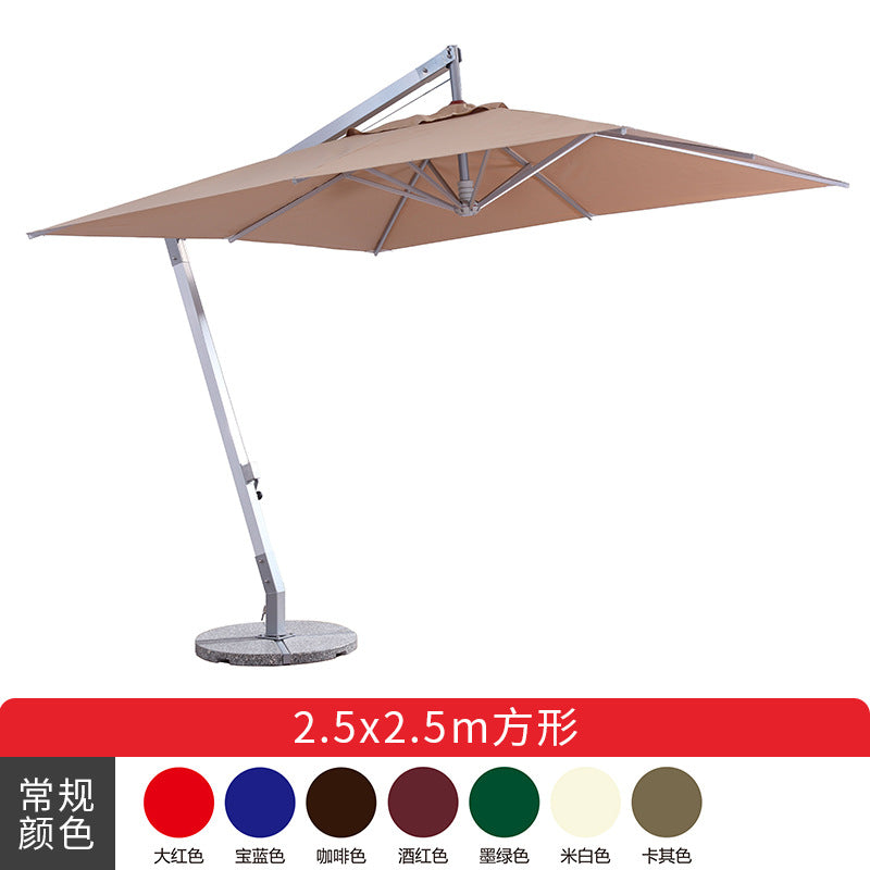Export export model outdoor garden terrace hanging roman umbrella outdoor cafe parasol side column hanging umbrella