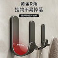 Thickened hook strong adhesive punch-free traceless adhesive hook wall sticker wall load-bearing kitchen bathroom door back hook