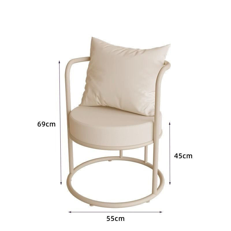 Cream style balcony table and chair three-piece set tea table and chair combination for home small apartmentaccessible luxury creative negotiation b&b table and chair