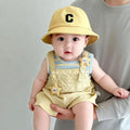 Summercute style baby overalls suitsummer style cartoon outing two-piece setsummercute suit trendy