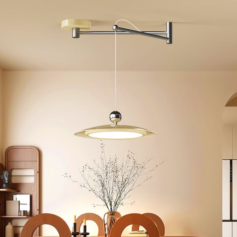 Restaurant hanging classy lamp cream style dining room french table lamp creative island table flying saucer lamp medieval bar lamp