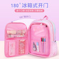 foreign trade kids backpack customized rainbow cute backpack spine protection and burden reduction primary school student schoolbag lightweight