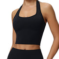 sexy halter sports bra shockproof running fitness yoga bra high-end beautiful back sports vest