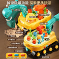 Kids' screwdriver toy set - assemble & twist electric drill, detachable screwdriver kit, educational construction vehicle for boys
