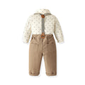 Baby boy spring outfit: gentleman's style - spring suit, tang suit, overalls two-piece set