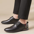 2024 new versatile men's leather shoes - soft sole business casual loafers - perfect for work, security, and dad shoes - wholesale available