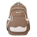 Autumnew arrival backpack female college student school bag high-looking contrast color dopamine sweet girl lightweight backpack