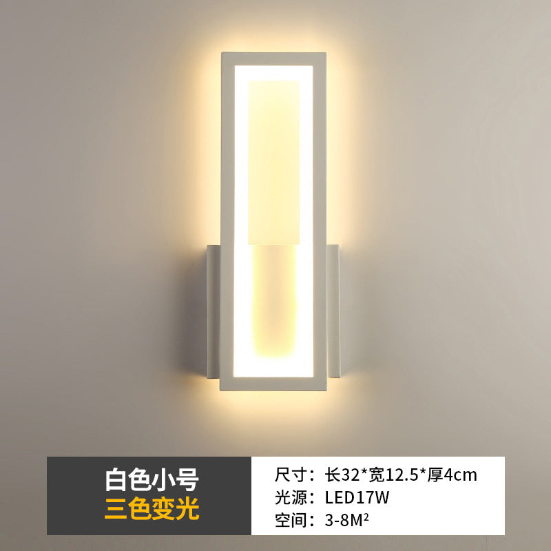 Wall lamp line bedroom bedside led modern simple stairs living room background wall wall wall lamp aisle corridor light luxury