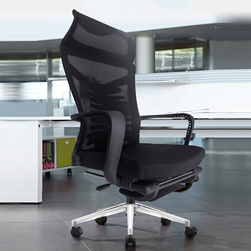 Adjustable computer chair - comfortable ergonomic arch support for home, office, and study