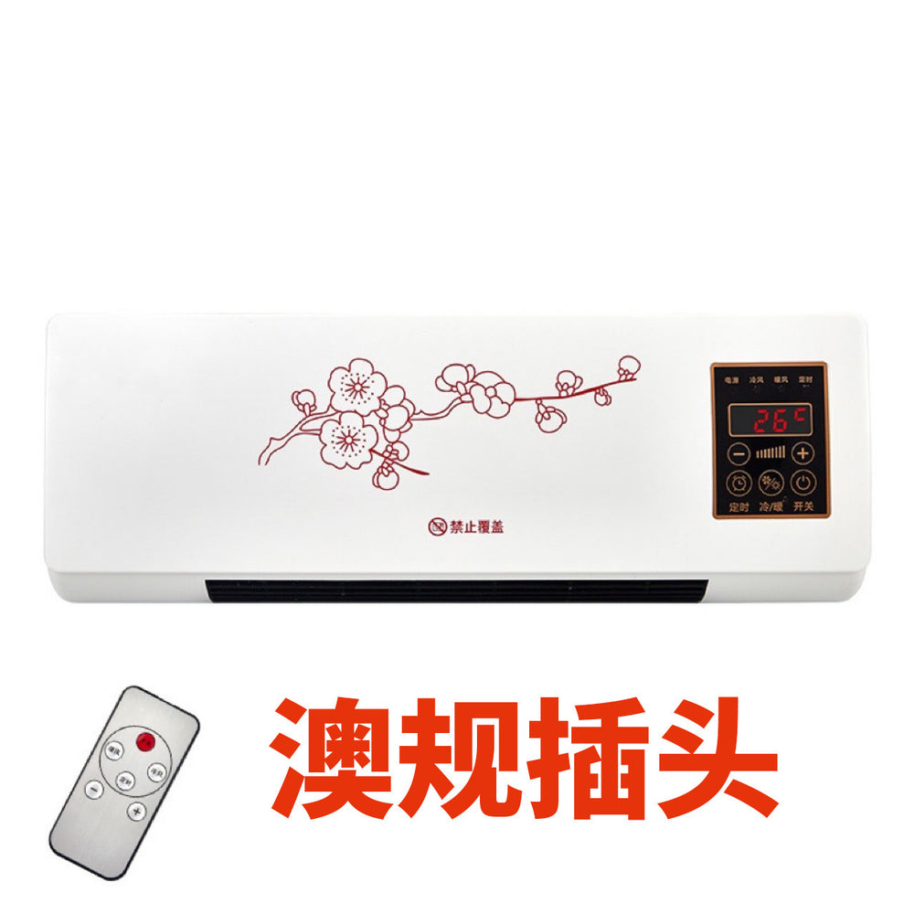 Us standard cross-border mobile hot and cold air heater, bathroom heater, home bedroom wall-mounted energy-saving heater