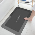 soft diatom mud floor mat bathroom non-slip mat casual toilet bathroom door absorbent quick-drying foot mat