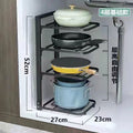 Sink rack, pot rack, special pot storage, kitchen stainless steel rack, multi-layer for home cabinet with layers
