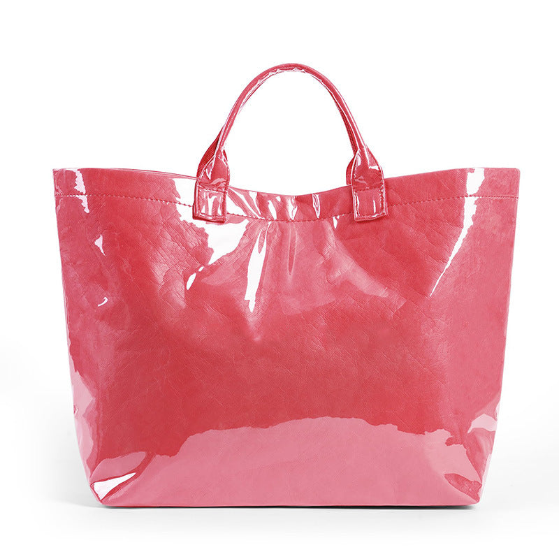 New commuter high-end sense large-capacity handbag women's fashion simple fashion bag Korean version versatile tote bag