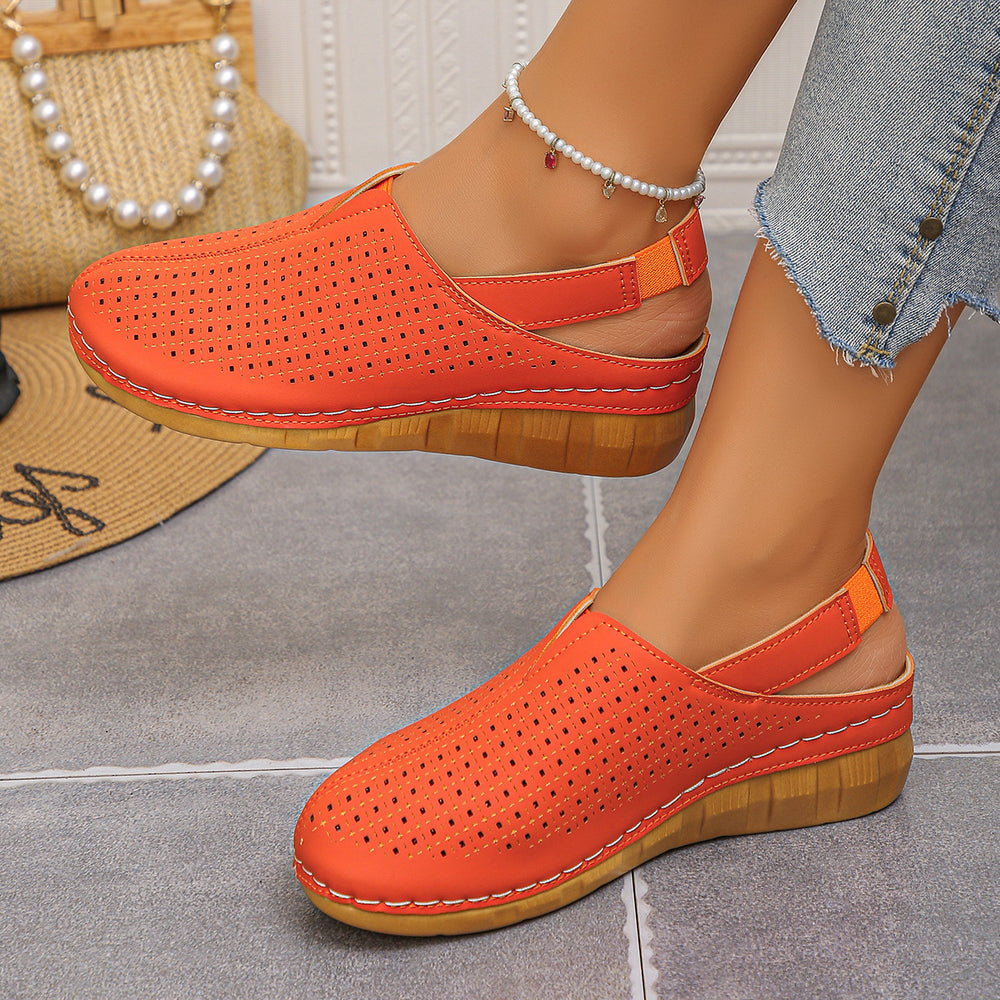 plus sizesummernew arrivaloutdoorcasualthick sole women's sandals hiking easiest for match slip-on cut out lazy shoes