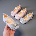 summer new princess shoes fashion soft sole baby shoes velcro performance shoes breathable children's shoes girls