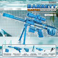 new product barrett electric water gun burst flash continuous fire linked reloading sniper gun large capacity toy water gun