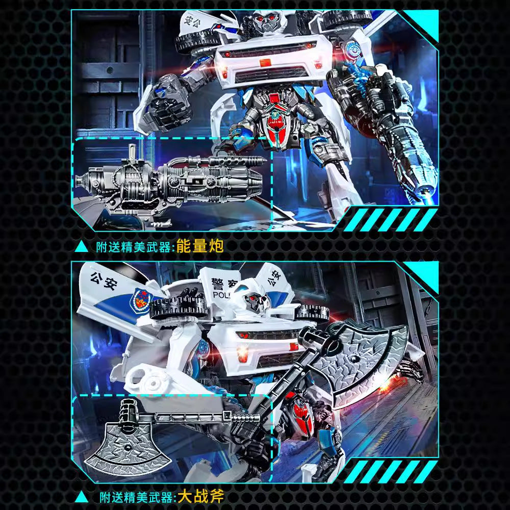 Toy 5 car robot king kong optimus prime model figure bumblebee kids 4 boys authentic puzzle