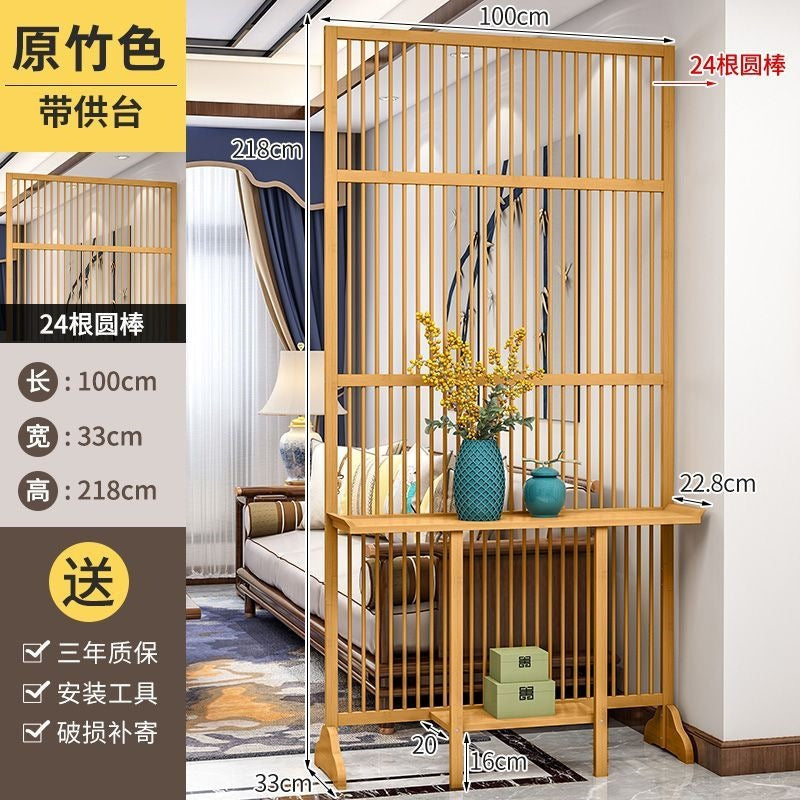 New chinoiserie screen partition living room bedroom foldablemovable hotel office simple modern simple blocking entrance