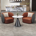 Luxury office sales center negotiation table and chair set, hotel lobby sofa seating area, reception room sofa combination
