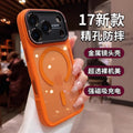 Large window suitable for iphone17 mobile phone case leica transparent magnetic suction apple 16/15promax/14 protective cover