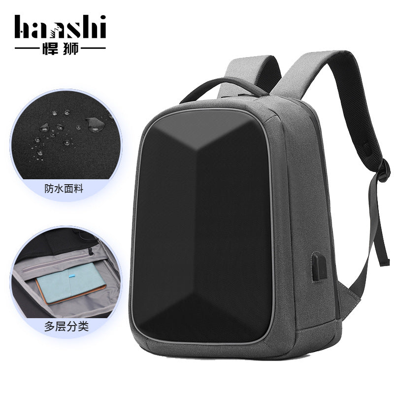 Cross-border business men's backpack high-end fashion travel backpack women's backpack waterproof schoolbag commuter computer bag