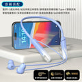 New gradient high-value neckband sports bluetooth earphones, dual-mode gaming headset with battery display, compatible with apple and android