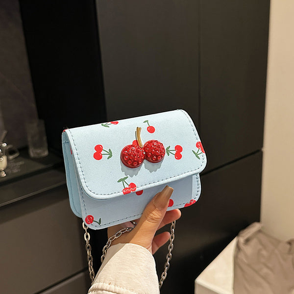 Summer popular mobile phone bag women's 2025 new niche design shoulder bag Korean version oblique span small square bag women