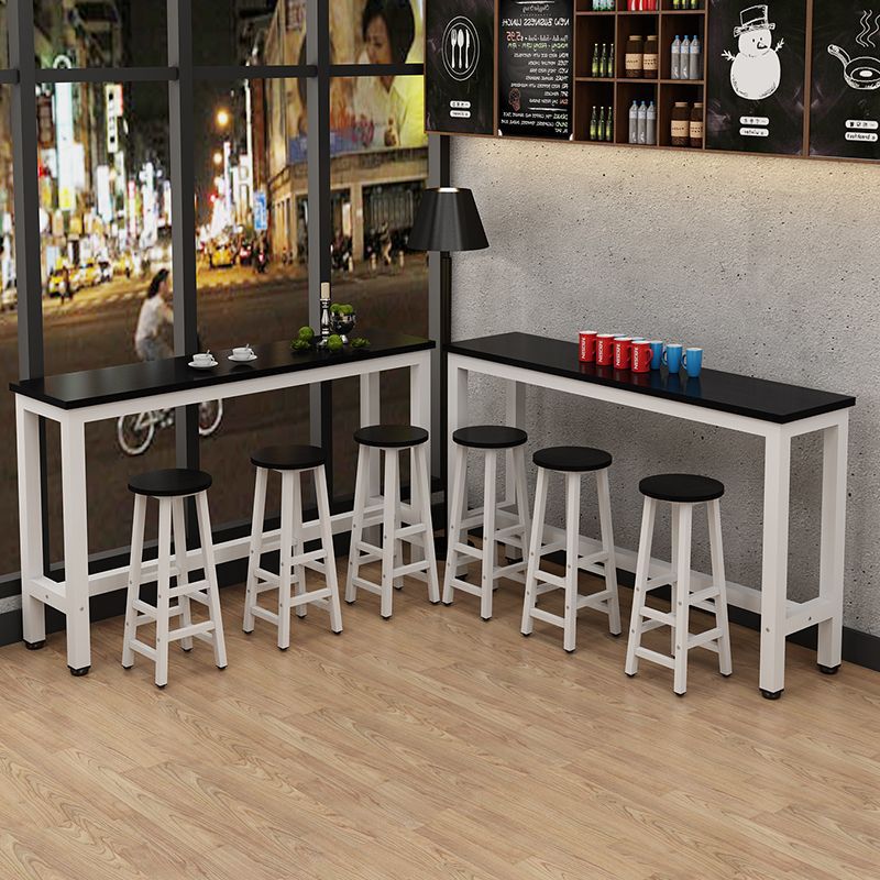 Casualfor homedining table milk tea shop table and chair combination bar chair wall bar table narrow table bench table high table