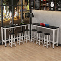 Casualfor homedining table milk tea shop table and chair combination bar chair wall bar table narrow table bench table high table
