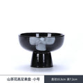 Vintage-inspired, niche design tall dessert cups - ceramic, high-style fruit, dessert, and tea tray