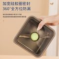 Stainless steel square food storage container with lid - deepened capacity lunch box for refrigerator, freezer, meat, vegetable, and fruit portioning