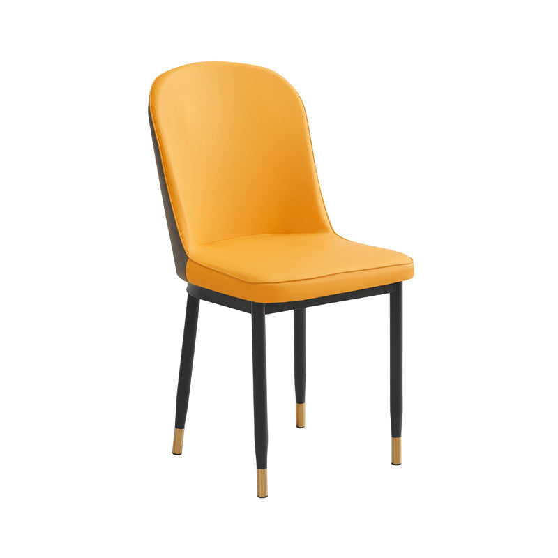 Luxury dining chair - home & hotel use - leather seating - direct from manufacturer - multiple colors available - belle chair - reception chair
