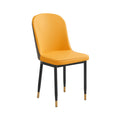 Orange gray gold legs