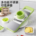Multifunctional vegetable slicer, potato shredder, and grater - home use, coarse shredding, hand protection, ideal for restaurants and commercial use