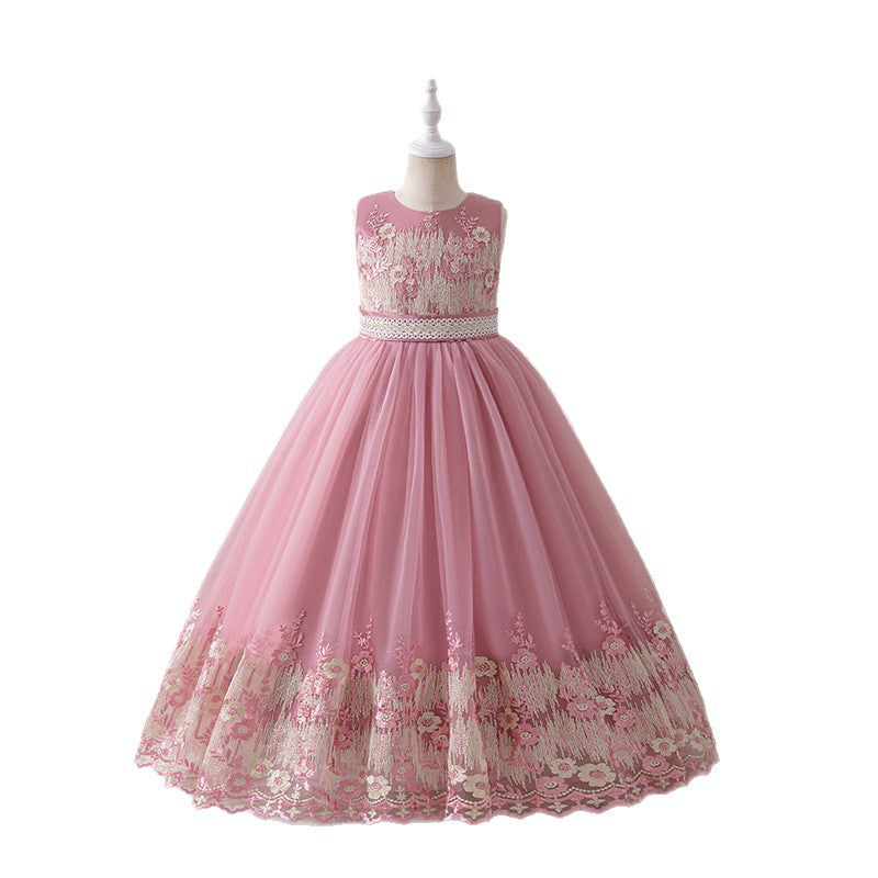 Amazon new arrivals: embroidered birthday party evening dresses for girls (us & european styles) - princess long tutu skirts
