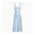 summer new arrivals: sexy see-through maxi dress with high slit and lace detail - european and american style for export