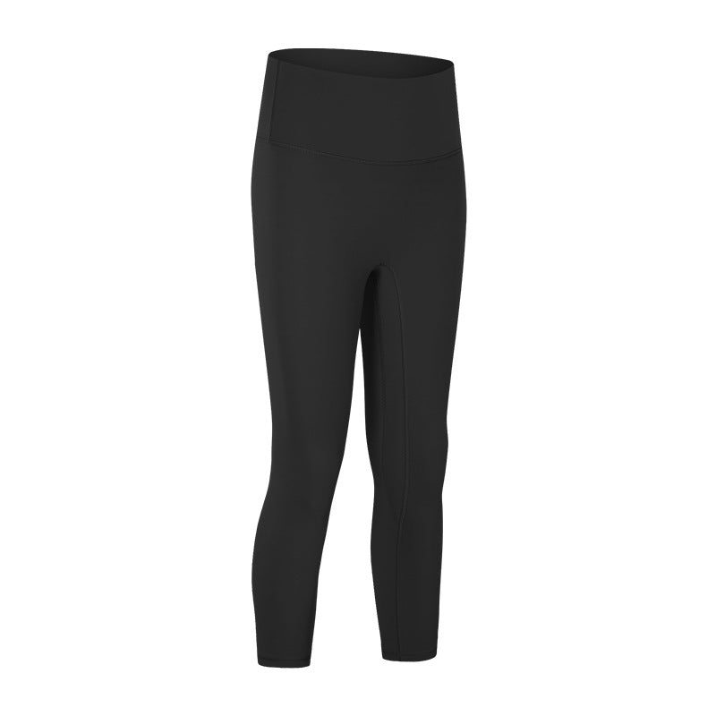Spring/summer new arrivals: seamless, barely-there yoga capris - high-waisted, butt-lifting, slimming workout leggings for women (dl065)