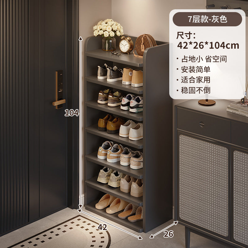 Shoe rack, multi-layer simple small and narrow rental house at the entrance of the home, rental good things 2025 new indoor shoe cabinet